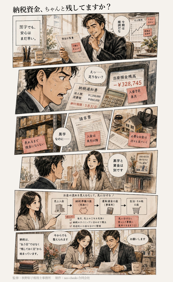 納税資金足りてますか？漫画
